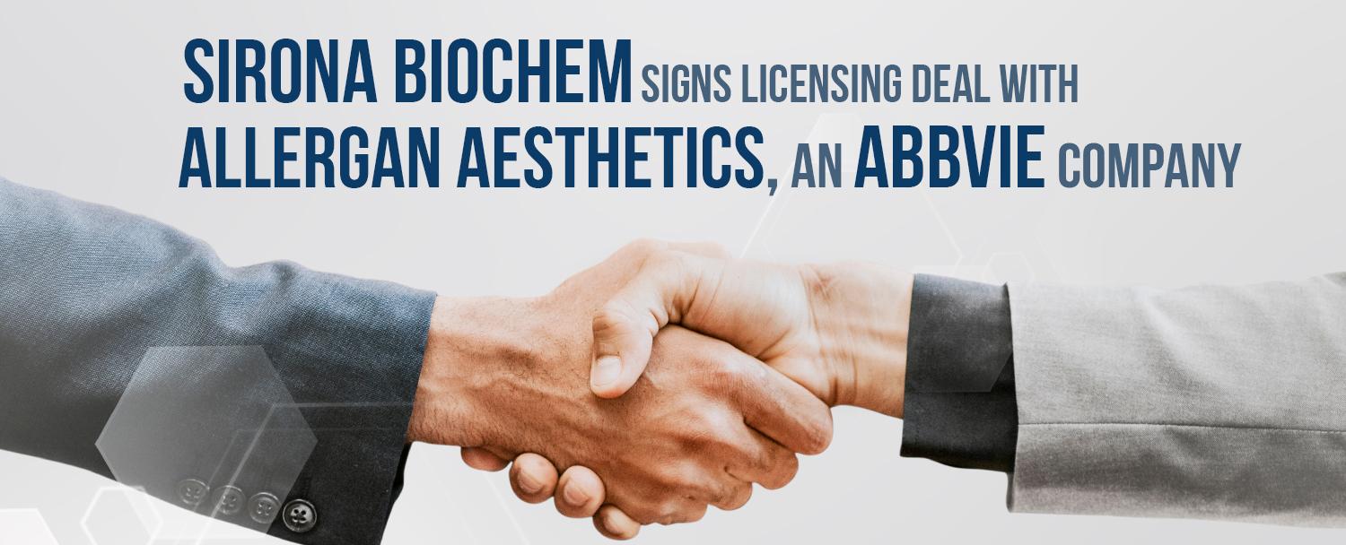   AbbVie Inks Licensing Agreement To Use Sirona Biochem's New Skincare Technology
